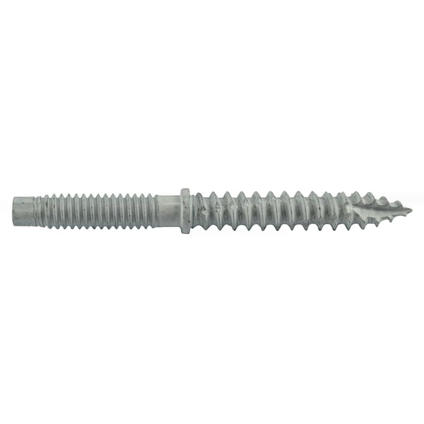1/4 in Thread to 1/4"-20 Thread, 100 PK Steel, White Ruspert Finish